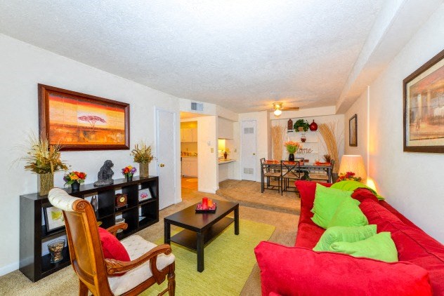 Woods at Southlake Apartments - Living Room