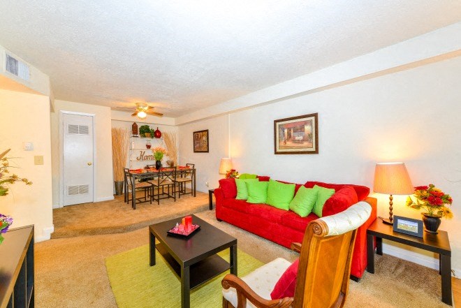 Woods at Southlake Apartments - Living Room