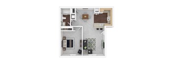 a floor plan of a 1 bedroom apartment at the biltmore apartments in dallas,