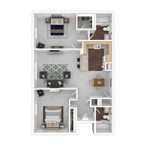 bedroom floor plan an in 2d