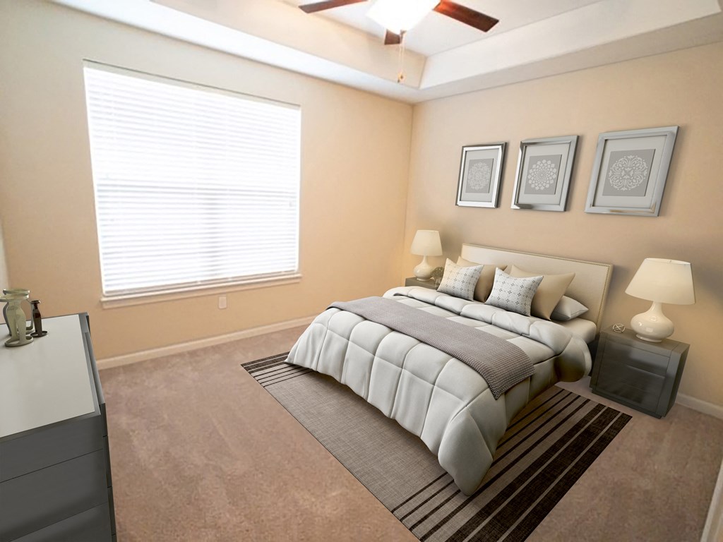 Well Appointed Bedroom at Hurstbourne Estates, Louisville, KY