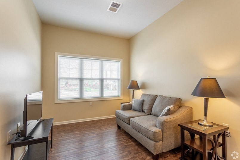 Living Room at The Gardens at Jackson Creek, Independence, MO