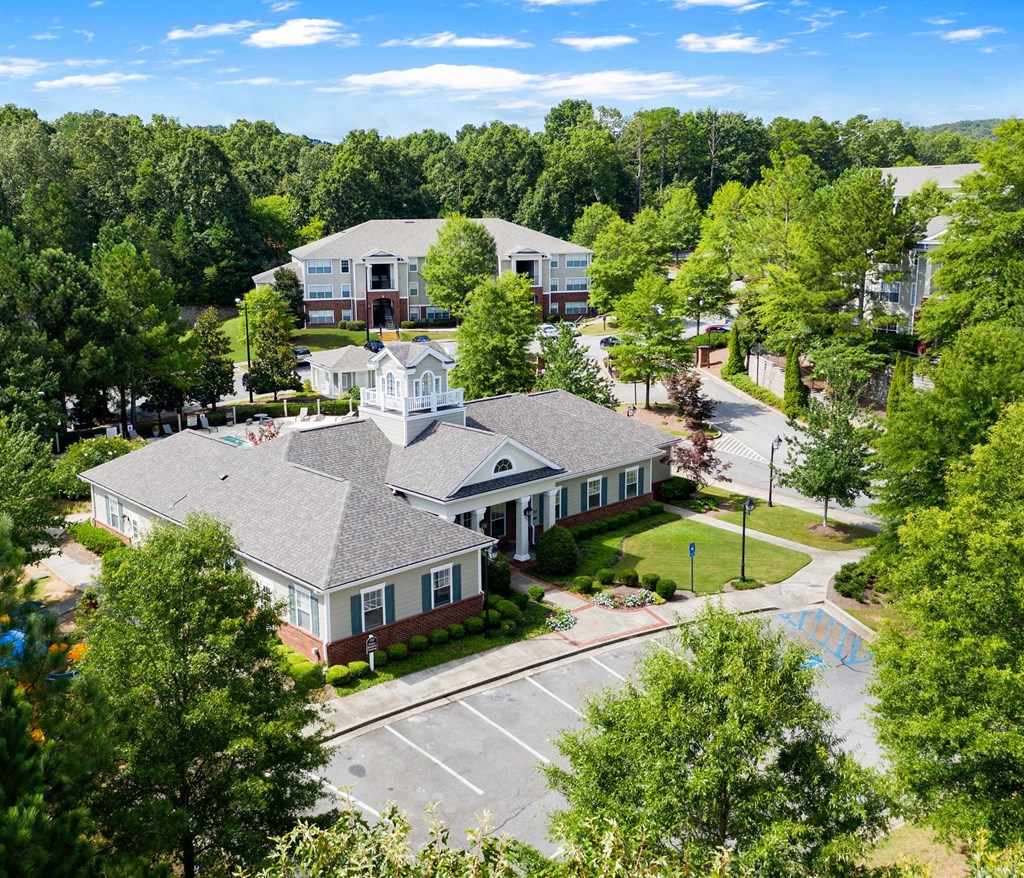 an aerial view of the estates at spring valley