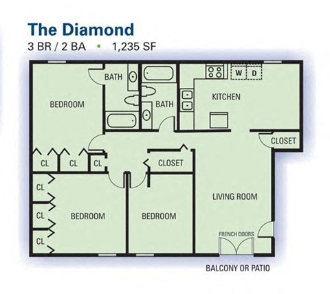 Emerald Pointe 3 Bed | 2 Bath