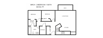 a floor plan of a living room with a bedroom and a bathroom