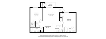 2 Bedroom | 2 Bathroom