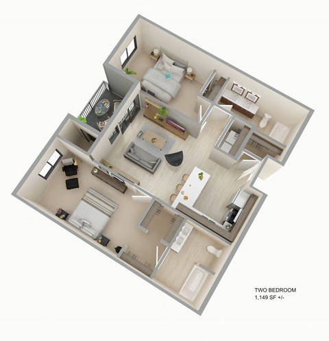 Evergreen Floor Plan at Cedar Green, Blaine