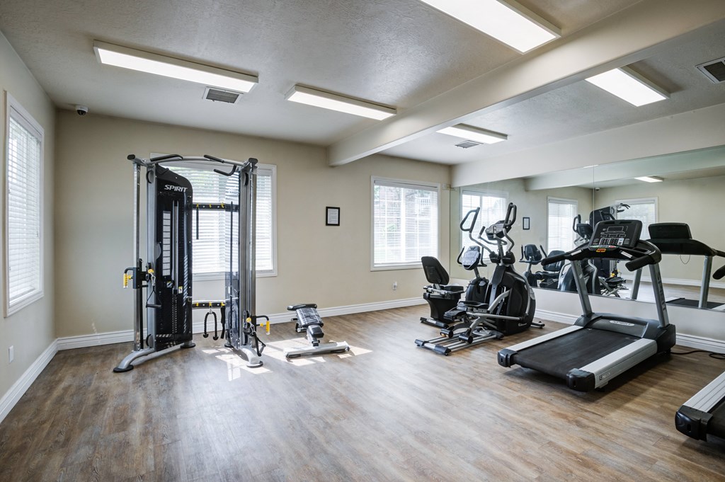 the fitness room at 1861 muleshoe road