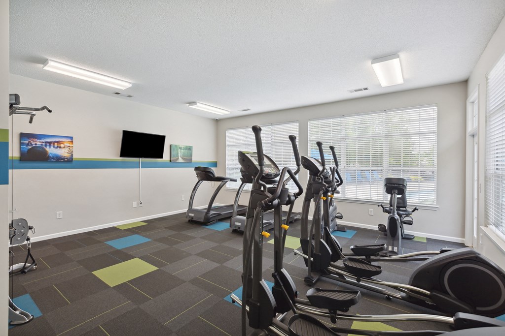 the gym at the promenade apartments in rapid city