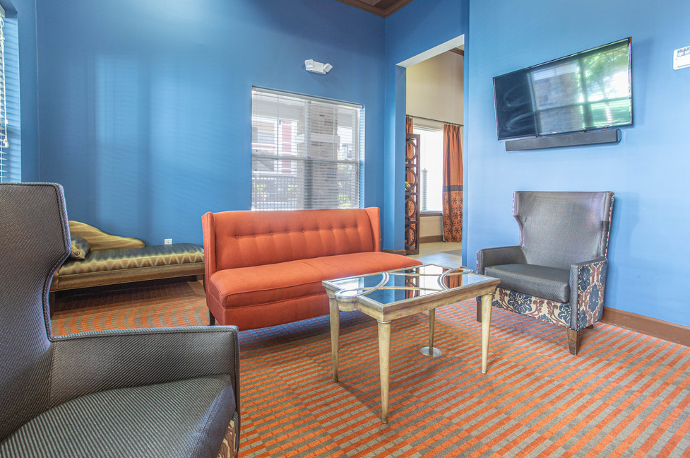 Living Room Interior at Hurstbourne Estates, Louisville, 40223