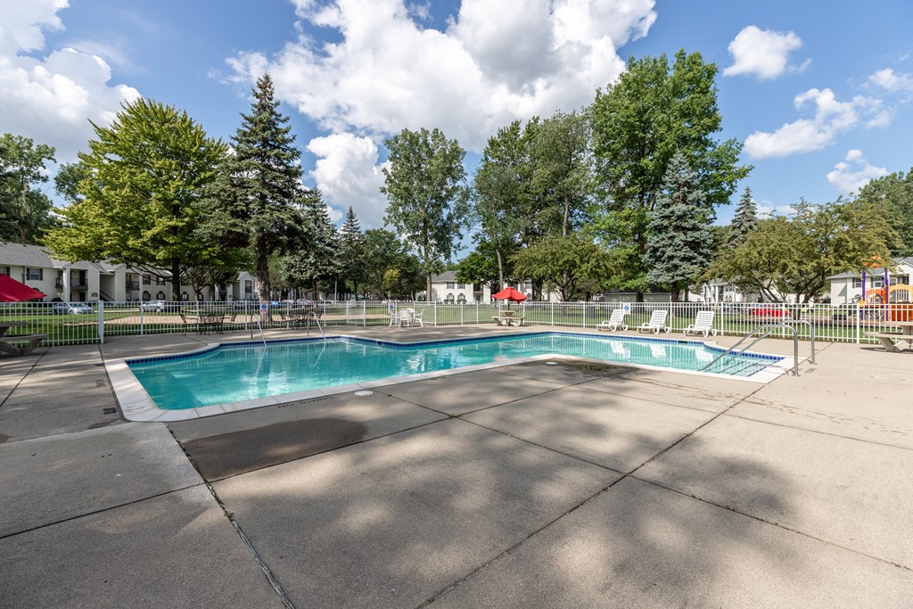 A large outdoor swimming pool at Northview Park, Sterling Heights, MI, 48310