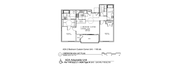 Norway ADA Floor Plan at Cedar Green, Minnesota, 55434