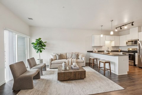 Spacious Living room at Cedar Green, Blaine, MN