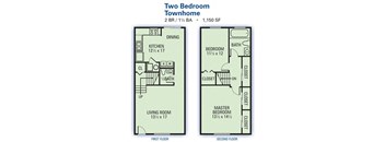 Two Bedroom Townhome