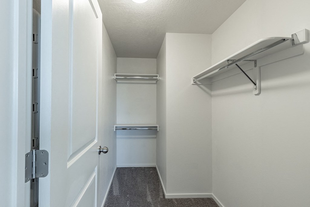 a spacious walk in closet at Silver Ridge, Meridian