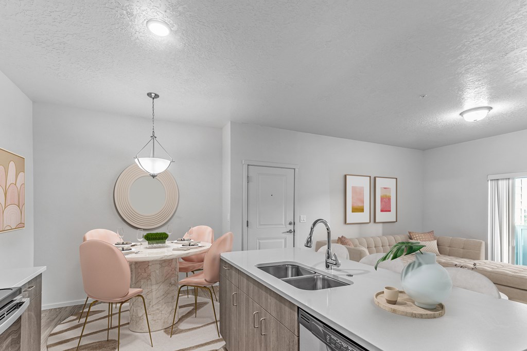 Kitchen And Dining Area at Silver Ridge, Meridian, Idaho
