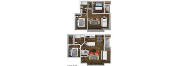 3 bed 2 bath at Stetson Meadows Apartments, Colorado Springs, CO, 80922