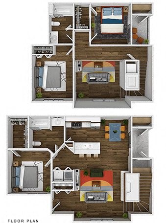 3 bed 2 bath at Stetson Meadows Apartments, Colorado Springs, CO, 80922