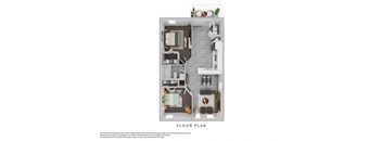 a floor plan of a 2100 sq ft apartment