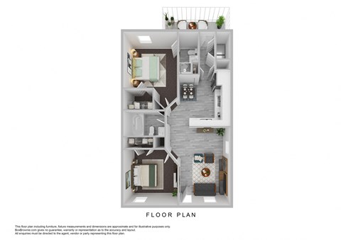 a floor plan of a 2100 sq ft apartment