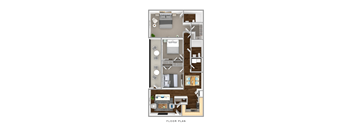 a 1 bedroom floor plan  residences at the
