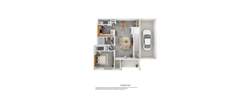 1 bed 1 bath C at Province of Briarcliff Apartments, Kansas City, MO, 64118