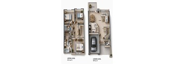 A diagram shows the layout of two levels of a house, with the upper level being 810 square feet and the lower level being 509 square feet.