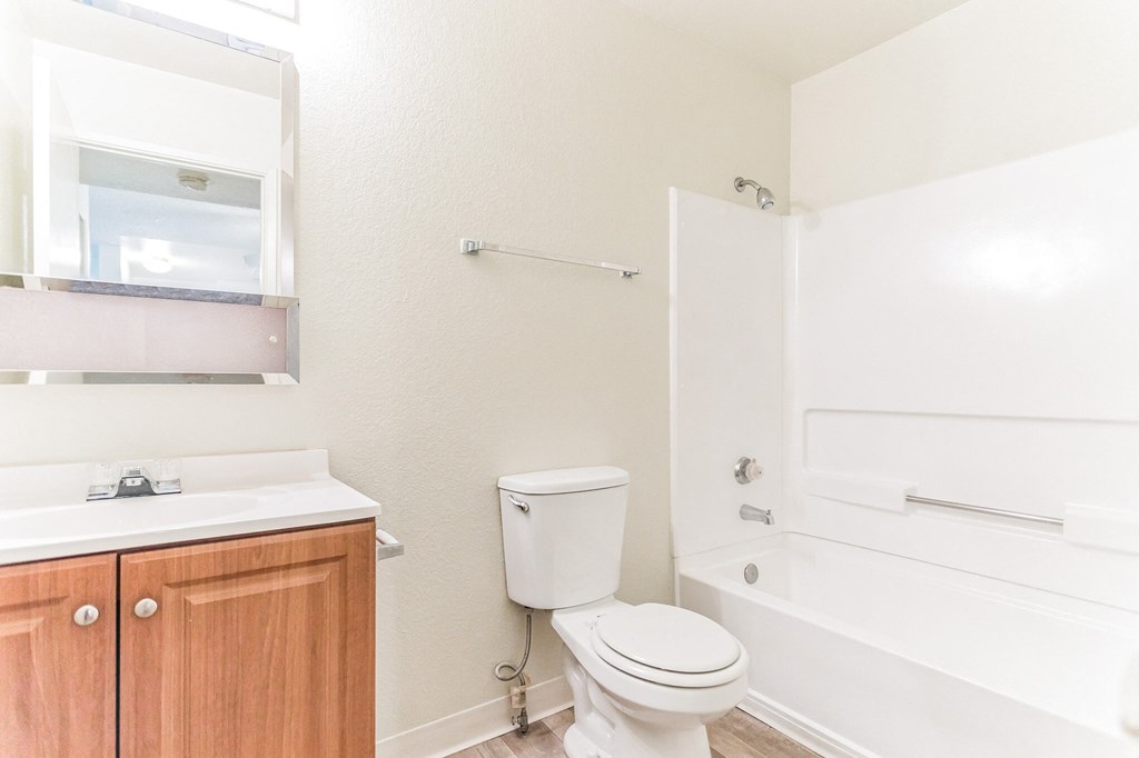 a bathroom with a toilet sink and bathtub