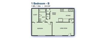One Bedroom/One Bathroom