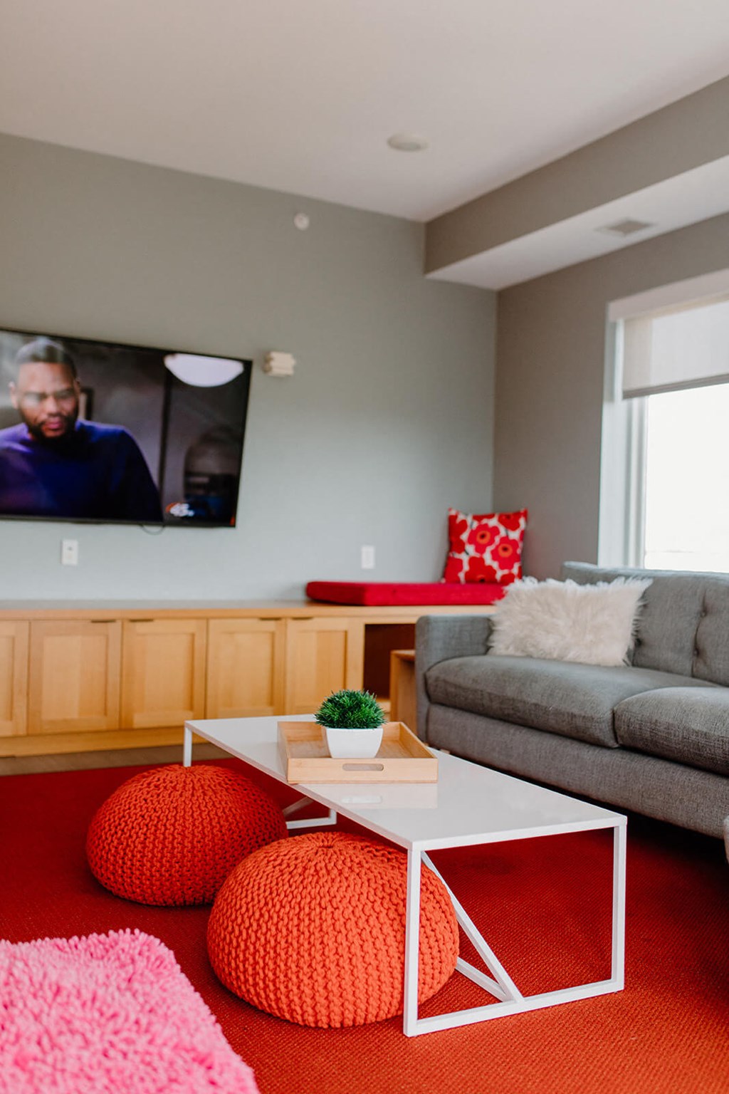 Clubroom With TV at Hello Apartments, Minneapolis, 55427