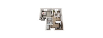 1 Bedroom Floor Plan at Lake Ridge, Minnesota