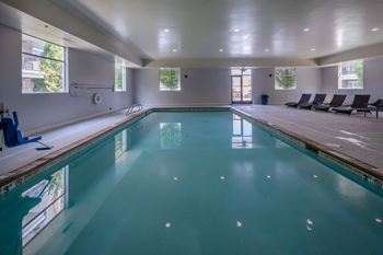 the indoor heated pool is available for residents to use The Beckstead, South Jordan, UT, 84095