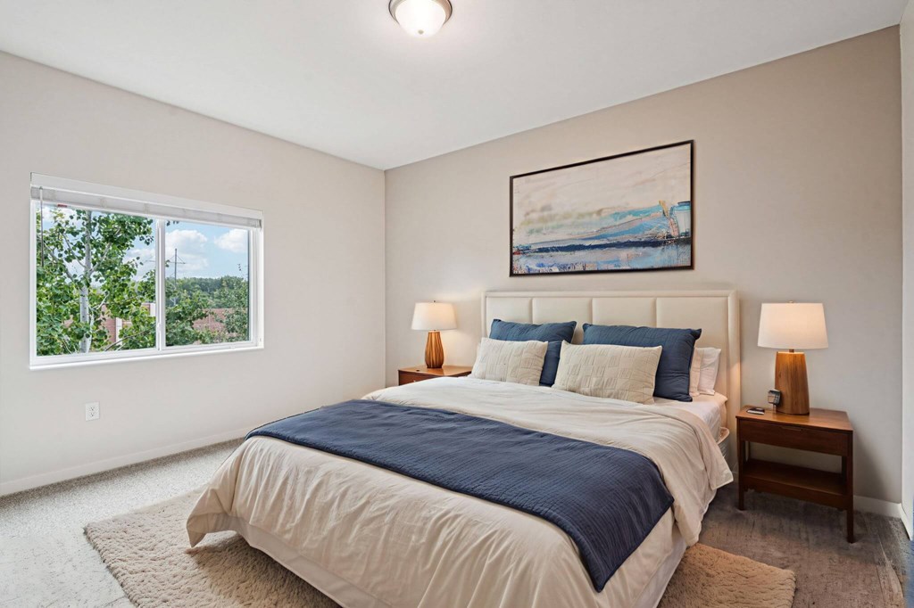 Comfortable Bedroom at Aster Meadow, Vadnais Heights, MN