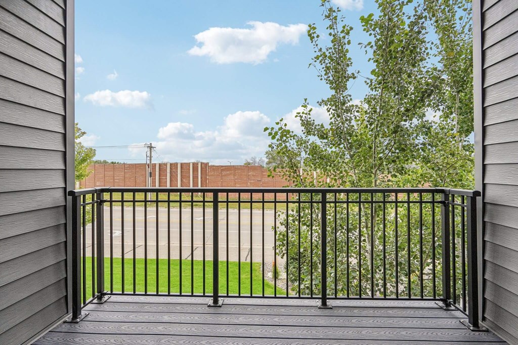 Private Balcony at Aster Meadow, Minnesota, 55127