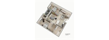 Evergreen Floor Plan at Cedar Green, Blaine