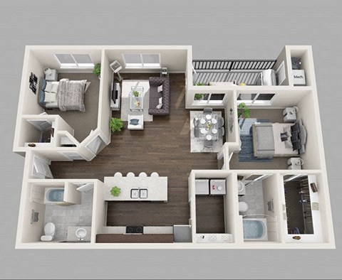 2 bed 2 bath at Connect at First Creek Apartments, Colorado