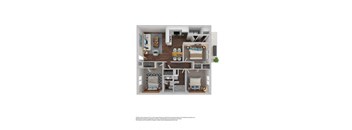 Poplar Floor Plan at Crestview/Huntington Prop List, Concord, NC, 28027