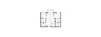 B2 Floor Plan at Grand Gateway, St Cloud, MN