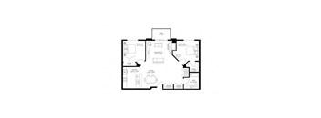 B4 Floor Plan at Grand Gateway, St Cloud Minnesota