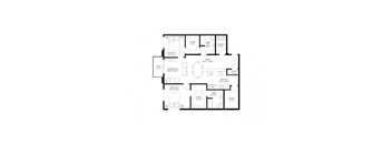 B9 Floor Plan at Grand Gateway, St Cloud, MN