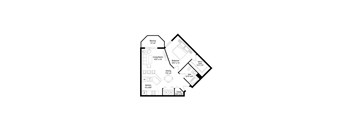 A2R Floor Plan at Regency Park, St Cloud, MN