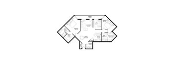 B12R Floor Plan at Regency Park, St Cloud, MN