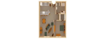 A1 Floor Plan at The Ponds at Heritage Place, Sartell