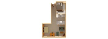 S1 Floor Plan at The Ponds at Heritage Place, Sartell, 56377