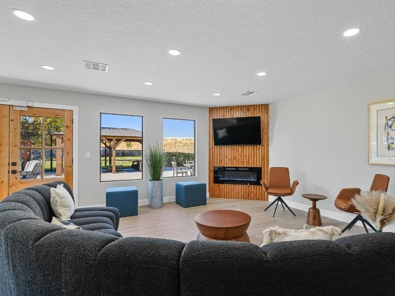 Spacious Living Area at Lexington Park Apartments, West Valley City Utah
