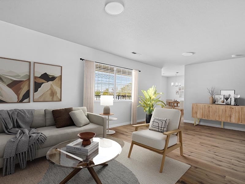 Modern Living Room at Lexington Park Apartments, West Valley City