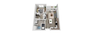 A1A-1 Floor Plan at Momentum at First Creek, Denver, CO