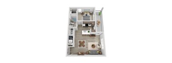 A1B Floor Plan at Momentum at First Creek, Denver, Colorado