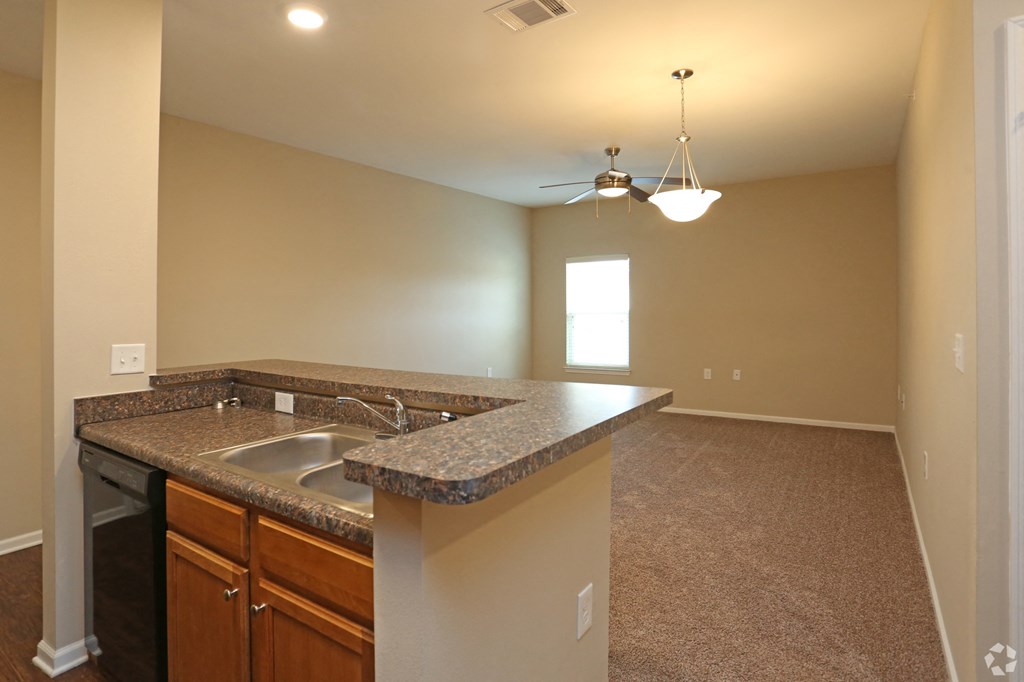 Kitchen at The Wilshire, Lake Charles, Louisiana
