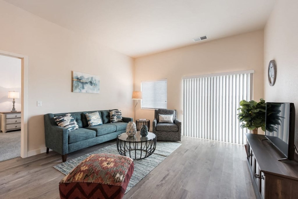 Modern Living Room at Lake Ridge, Prior Lake, MN